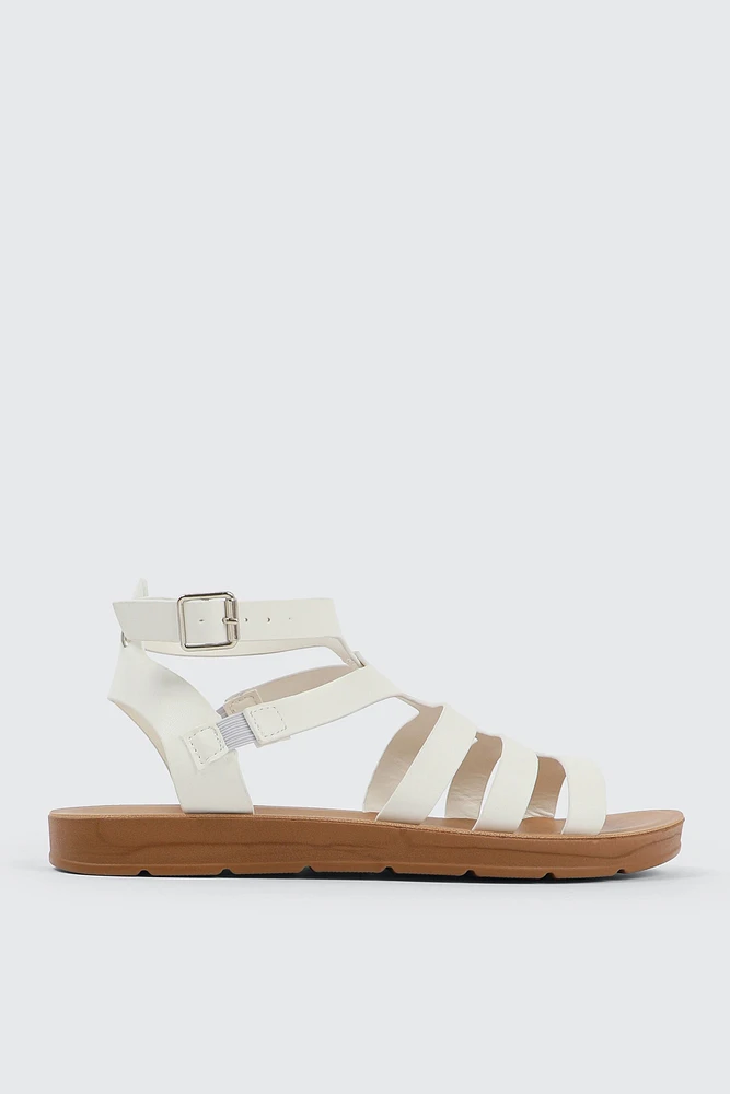 Ardene Flat Strappy Sandals in | Size | Eco-Conscious