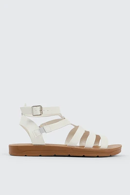 Ardene Flat Strappy Sandals in | Size | Eco-Conscious