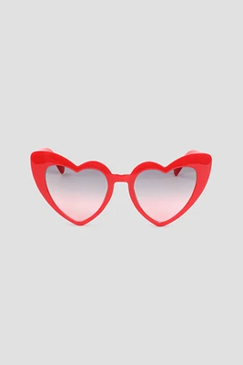Ardene Heart Shaped Sunglasses in