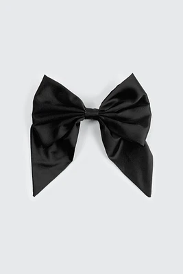 Ardene Large Satin Bow Barrette in