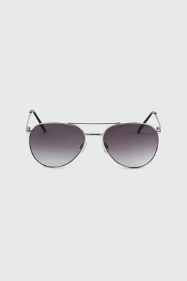 Ardene Man Aviator Sunglasses For Men in Silver