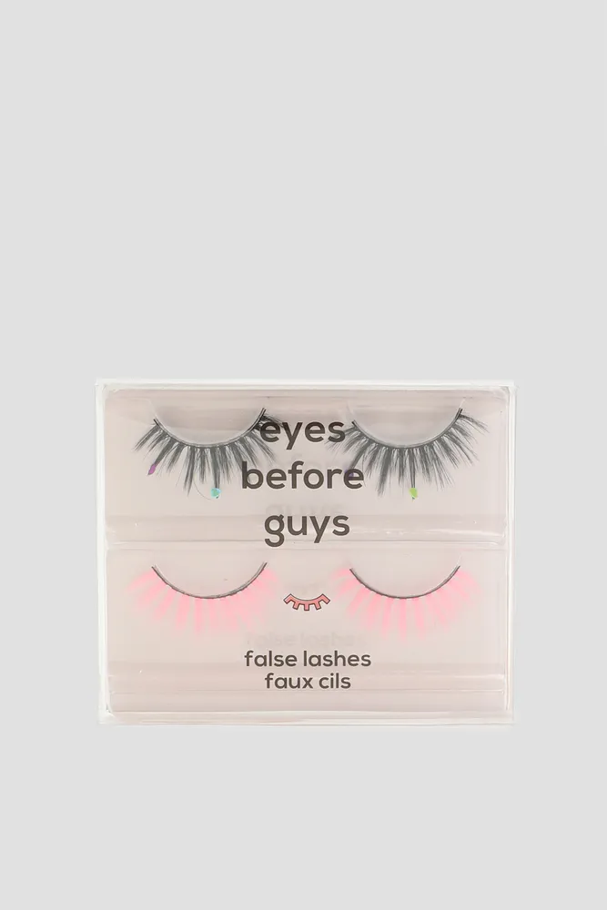 Ardene 2 Pairs of Fake Eyelashes in Light Pink