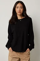 Ardene Long Dolman Sweater in | Size | 100% Acrylic