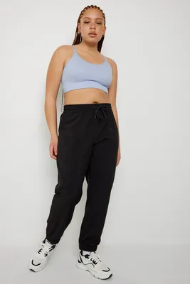 Ardene MOVE Active Joggers in Black | Size | Polyester/Spandex