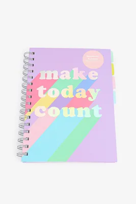 Ardene Make Today Count Notebook