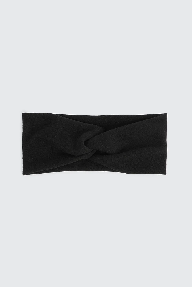 Ardene Super Soft Twist Headwrap in Black | Polyester