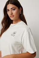 Ardene Belize Seashell Graphic T-Shirt in White | Size | 100% Cotton