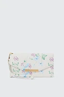 Ardene Rectangular Wallet in White | 100% Recycled Polyester | Eco-Conscious