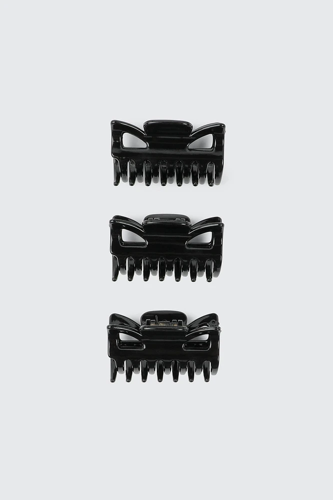 Ardene 3-Pack Hair Claws in