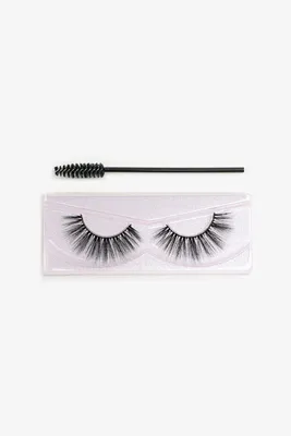 Ardene False Eyelashes with Brush in Black