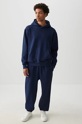 Ardene Man Solid Sweatpants For Men in Dark | Size | Polyester/Cotton | Fleece-Lined