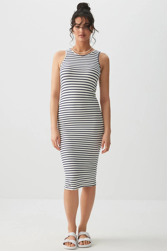 Ardene Basic Bodycon Midi Dress in | Size | Polyester/Elastane