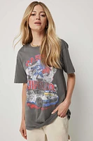 Ardene PABST Racer T-Shirt in Grey | Size | 100% Cotton