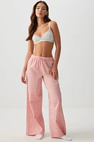 Ardene Flare PJ Pants in Light | Size | Polyester/Spandex/Cotton