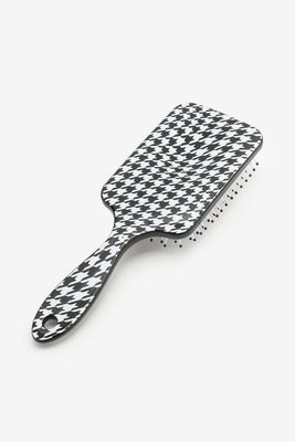 Ardene Houndstooth Paddle Hairbrush