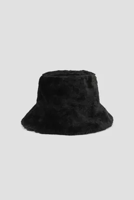 Ardene Faux Fur Bucket Hat in | Polyester