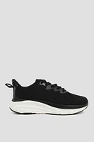 Ardene Lace Up Sneakers in Black | Size