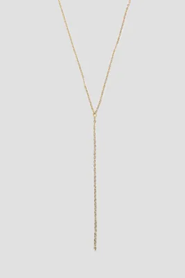 Ardene 14K Gold Plated Y Necklace