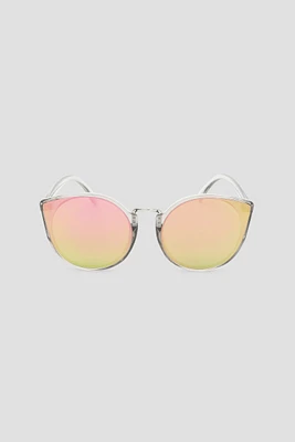 Ardene Cat Eye Sunglasses with Colored Lenses