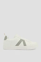 Ardene Tennis Shoes in White | Size | Faux Leather