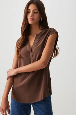 Ardene Dolman Cap Sleeve Tunic in | Size | Viscose | Eco-Conscious | 100% Recycled