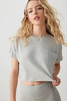 Ardene Basic Ultra Crop Boxy T-Shirt in | Size | Cotton/Elastane | Eco-Conscious