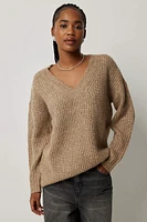 Ardene Long V-Neck Sweater in | Size | Polyester