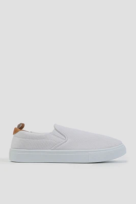 Ardene Canvas Slip-On Sneakers in | Size | Cotton | Eco-Conscious