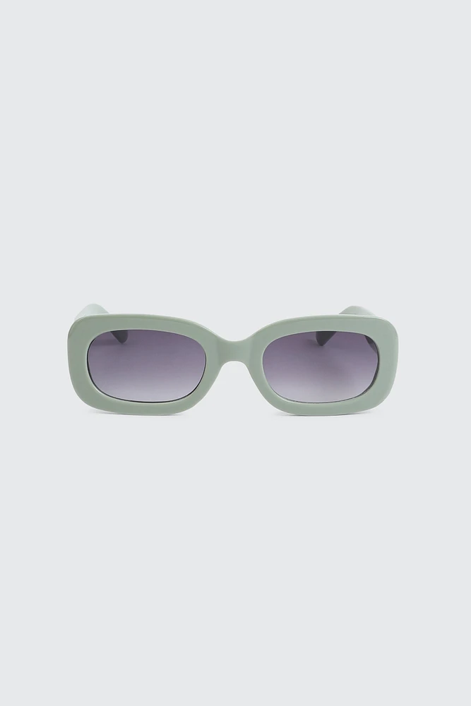 Ardene Rounded Rectangle Sunglasses in