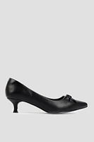 Ardene Kitten Heel Pumps in Black | Size | Eco-Conscious