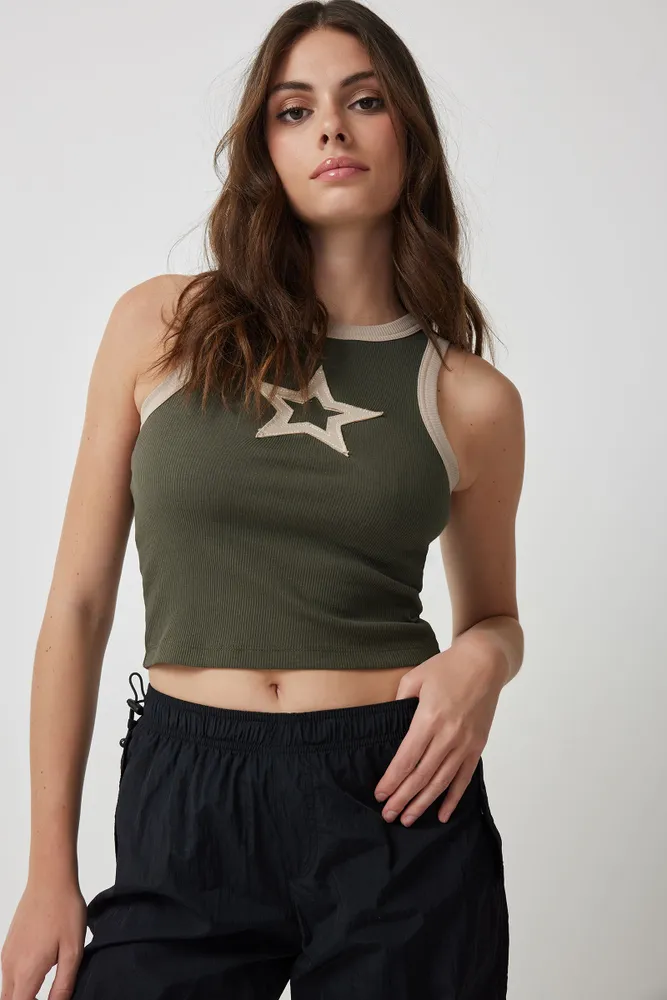 Basic Ultra-Cropped V-Neck Tank