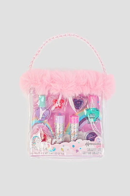 Ardene 8-Pack Beauty Kit in Light Pink