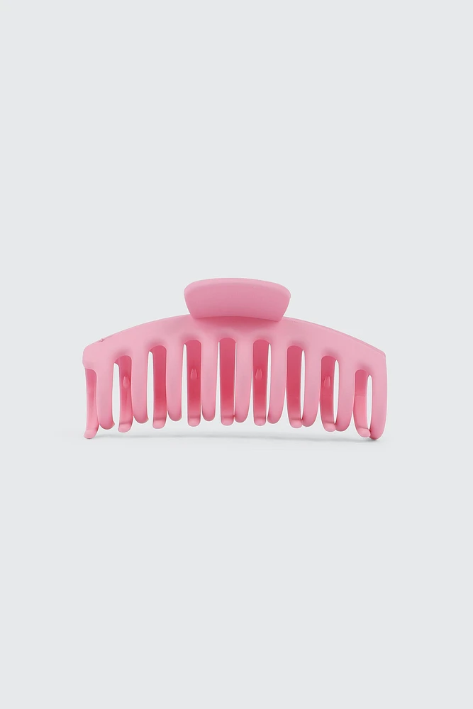 Ardene Large Hair Claw in Light Pink | Eco-Conscious