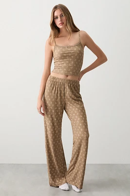 Ardene Super Soft Rib Loose PJ Pants in | Size | Polyester/Spandex | Eco-Conscious