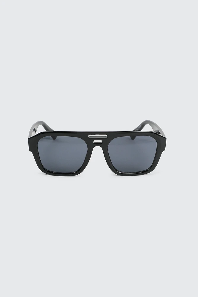 Ardene Flat Top Aviator Sunglasses in