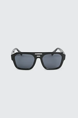 Ardene Flat Top Aviator Sunglasses in