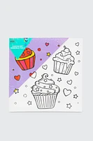 Ardene Kids Cupcake Art Set in Medium Purple