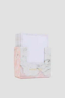 Ardene Memo Pad Box in Light Pink