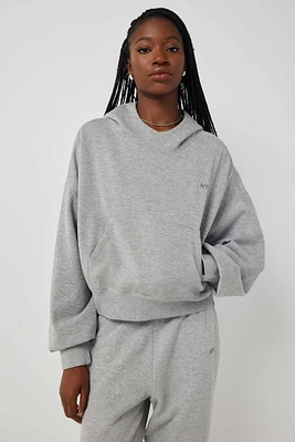 Ardene Short High Neck Hoodie in | Size | Polyester/Cotton | Fleece-Lined