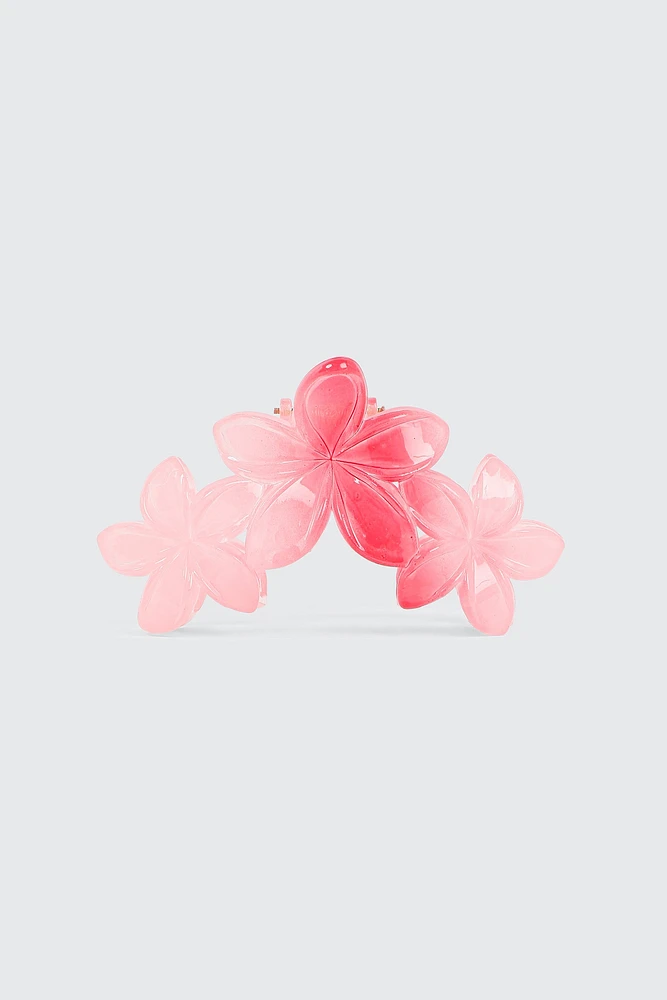 Ardene Hibiscus Hair Claw in