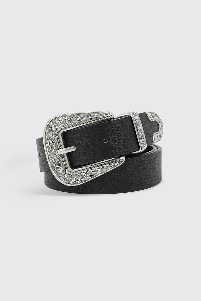 Ardene Western Inspired Belt in | Size Small | Faux Leather