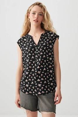 Ardene Basic Dolman Cap Sleeve Tunic in Black | Size | Viscose | Eco-Conscious | 100% Recycled