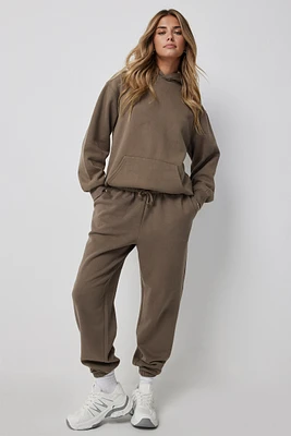 Ardene Solid Baggy Sweatpants in | Size | Polyester/Cotton | Fleece-Lined | Eco-Conscious