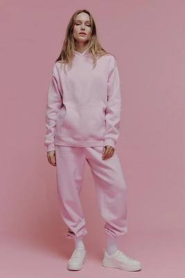 Ardene MADESOFT Fleece Baggy Sweatpants in Petal Pink | Size | Polyester/Cotton | Eco-Conscious