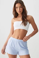 Ardene Seamless Bandeau in White | Size Small | Nylon/Spandex