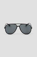 Ardene Black Aviator Sunglasses