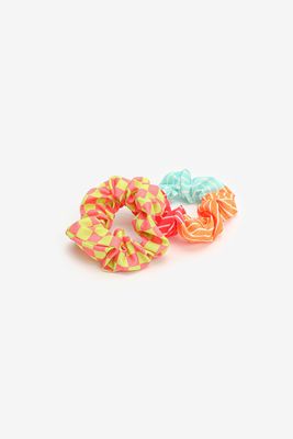 Ardene 2-Pack of Striped Scrunchies | Polyester
