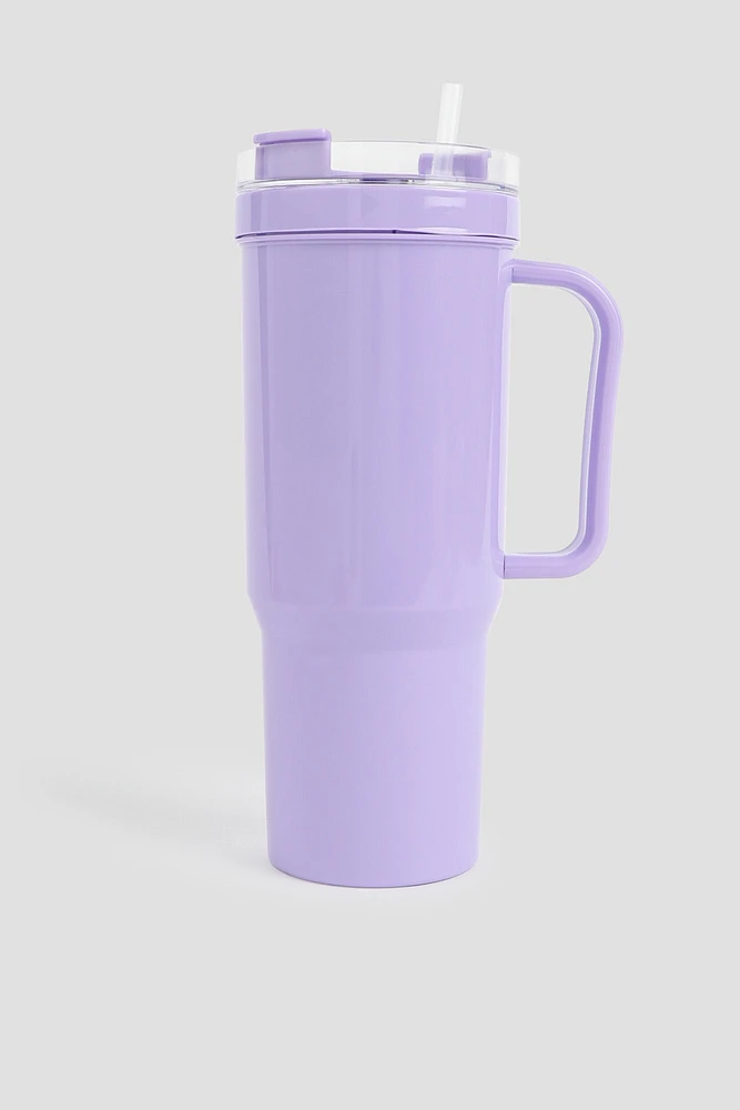 Ardene Lilac Tumbler with Handle