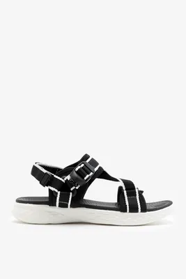 Ardene Sporty Sandals in Black | Size