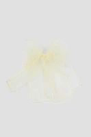 Ardene Tulle Hair Bow in White